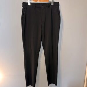 Robert Graham Navy Blue Flat Front Trouser Pants